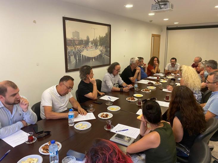 TMMOB GENEL SEKRETERİ VE ODA YAZMAN/SEKRETER ÜYELERİ TOPLANTISI GERÇEKLEŞTİRİLDİ