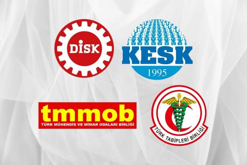 DİSK-KESK-TMMOB-TTB: SAVAŞSIZ, SÖMÜRÜSÜZ, BARIŞ İÇİNDE BİR DÜNYA ELLERİMİZDE, DAYANIŞMAMIZLA KURULACAKTIR